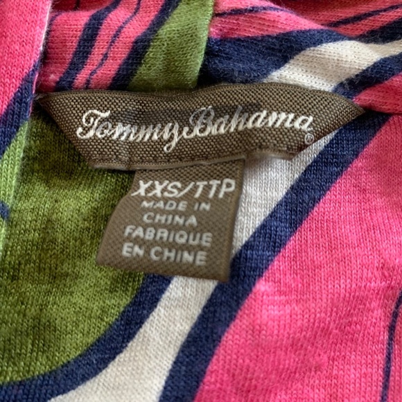 EUC- Tommy Bahama Tropical Print Sleeveless Maxi Dress XXS - Picture 4 of 7